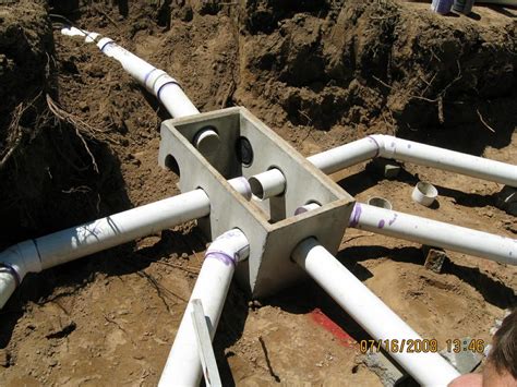 septic distribution box fittings|installing a septic distribution box.